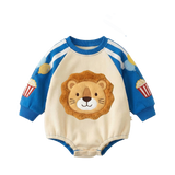 Circus themed lion applique onesie