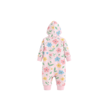 Girls floral print hoodie sleepwear
