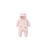 Girls ears hoodie sleepwear rainbow prints