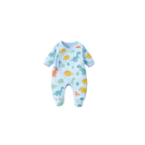 Boys overlap sleepwear dino print