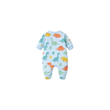 Boys overlap sleepwear dino print