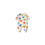 Boys overlap sleepwear planets print