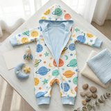 Unisex sleepwear with hoodie